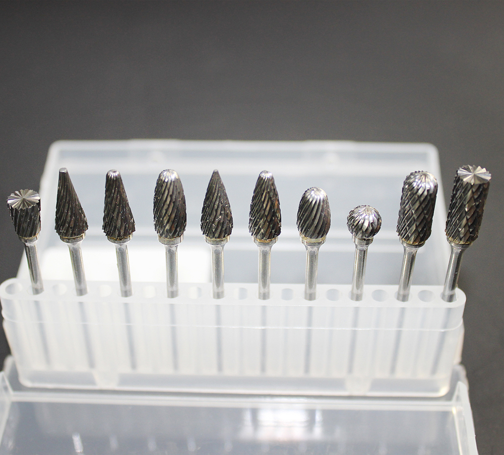 10X Tungsten Carbide Dental Acrylic Bur Drill Coarse Cutter 2.35mm Shank US3903