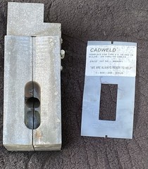 Erico Cadweld VBC2QV3C Graphite Weld Mold B806A01 Exothermic Grounding Mold OEM