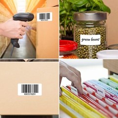 60 Rolls 2.25″x1.25″ Direct Thermal Labels Adhesive Barcode SKU Labels for Zebra