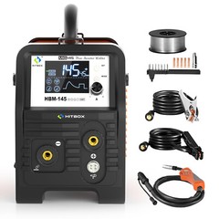 HITBOX MIG Welder 110V 220V MMA Lift TIG Support Spool Gun Welding Machine 4 in1