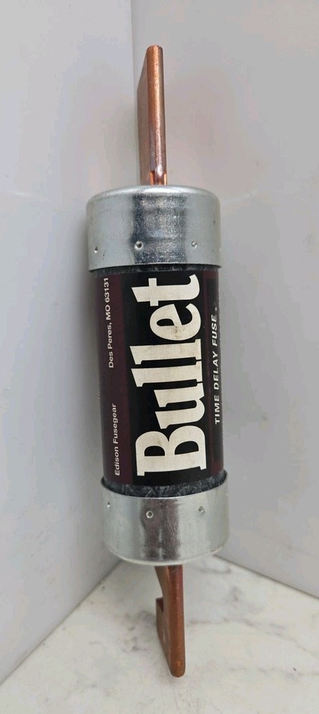 Edison Bullet ECNR200 Time-Delay Dual Element Industrial Fuse 200A 250V RK5 New