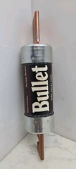 Edison Bullet ECNR200 Time-Delay Dual Element Industrial Fuse 200A 250V RK5 New