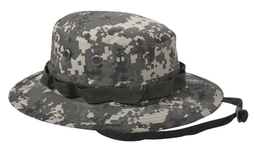 Urban Digital Camo Boonie Hat Sun Defense Outdoor Tactical with Ventilation