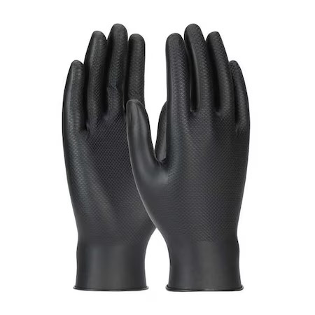 Pip 67-246/L Grippaz Skins, Disposable Gloves, 6 Mil Palm, Nitrile,