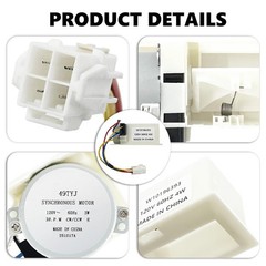 GYOFFULL WPW10196393 Refrigerator Air Damper Control Assembly Compatible with…