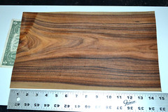 Santos Rosewood Raw Wood Veneer Sheet 9 x 14 inches 1/42nd M5940-21