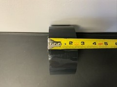 5 Rolls Black Packaging Tape Wide 2.75”/160 Yards 1.8mil Brand New