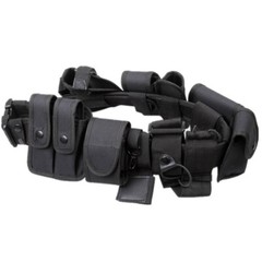 Tactical Nylon police Security Guard Duty Belt Utility Kit System w/ Pouch USA