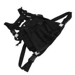Radio Chest Harness Bag Oxford Cloth Universal Walkie Talkie Chest Pocket W ANDA