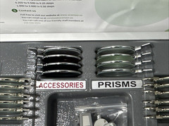 104PCS Optical Optometry Trial Lens Set Metal Rim Aluminum Case