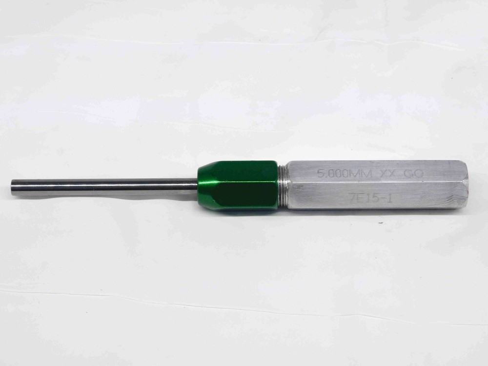 5.000 CLASS XX METRIC PIN PLUG GAGE ONSIZE 5 mm .1969 5.00 INSPECTION CHECK