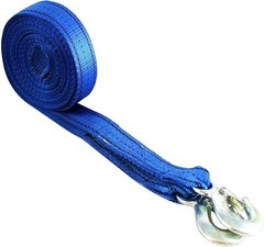 HFS(R) 4.5 Ton 2″ x 30 ‘ Polyester Tow Strap Rope 2 Hooks 9000lb Towing Recovery