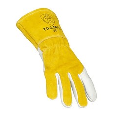 50 Welding Gloves, Gauntlet Cuff, Wing Thumb, Premium Cowhide, XL, 1 PR 50XL …
