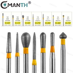 Dental Diamond Burs Dentistry Strawberrie FG 1.6mm Polishing Bur For High Speed