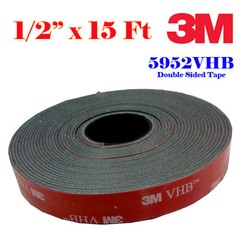 3M 1/2″ x 15 ft VHB Double Sided Foam Adhesive Tape 5952 Automotive Mounting