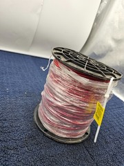 18 AWG Red Wire Spool 500 Feet Length 1000V Moisture Resistant