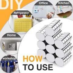 10mm x 3mm Super Strong Round Disc Rare Earth Neodymium Magnets 100 Pcs.