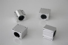 SCS10UU 10mm Linear Ball Bearing Pillow Block Linear Slides Unit for CNC 4Pcs US