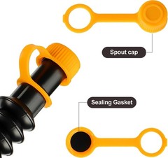 Gas Can Spout Replacement 3 Kits, Gas Can Nozzle Replacement Set for most 1/2…