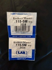20 Packs Of 50 Kwikset Master & Bottom Pins original keying pins by Labpins NEW