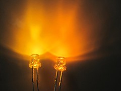 100pcs, 3mm Red Yellow Blue Green White Flat Top LED Wide Angle Leds Diode Lamp