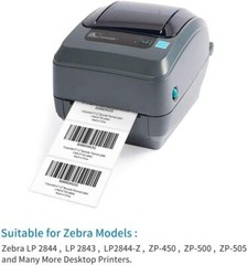 4″X2″ Direct Thermal Shipping Labels 750 per Roll For Zebra & Rollo Printers