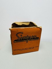 SIMPSON Panel AC AMP METER 0-400 AC Amperes Alternating Current F.S.-400/5ACA #1