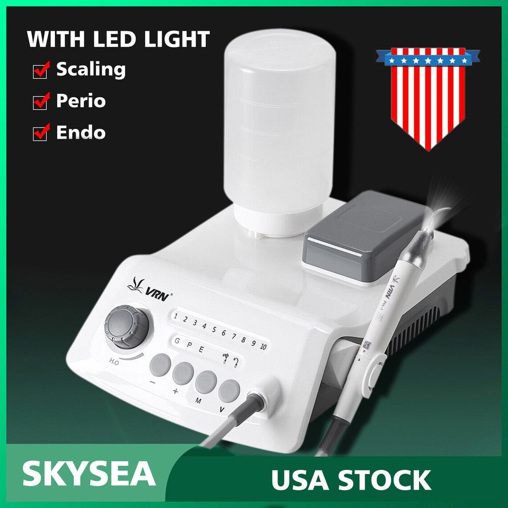 Dental Digital Control Ultrasonic Scaler & LED Detachable Handpiece VRN-A8 UPS