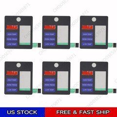 6x New Left Side Blue KEYPAD FOR AD530 ADC / American Dryer Part # 112564