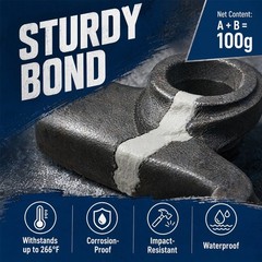Steel Reinforced Epoxy Putty-Epoxy Putty Fast Repair Clay,Waterproof Heat-Resist