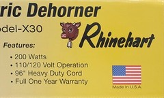 Rhinehart Factory Direct Electric Dehorner X30 00314 1/4 Tip