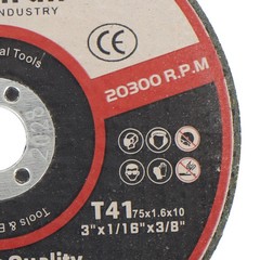 50 Pcs 3″x1/16″x3/8″ Metal & Stainless Steel Cutting Disc for Die Grinders