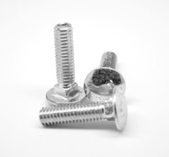 M6 x 1.00 x 20 MM (FT) Coarse DIN 603 Class 4.6 Carriage Bolt Zinc