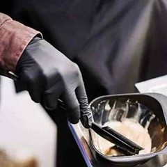 100/50/20PCS Black Gloves Thickened Disposable Gloves for Cleaning Hairdressing