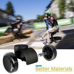Stemless Office Chair Casters 2in Silent Rolling Wheels Replacement 5PCS Set New
