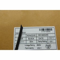 100 FT. 100 Feet BLACK 3/16″ 5mm Polyolefin 2:1 Heat Shrink Tubing Tube UL Cable