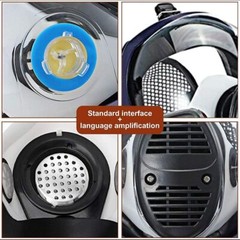 15 in 1 Full Face Gas Mask Spraying Painting 6800 Facepiece Reusable Respirator