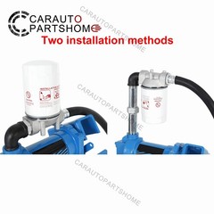 Fuel Transfer Pump 12V 20 GPM Diesel Gas Gasoline Kerosene w/ Particulate Filter