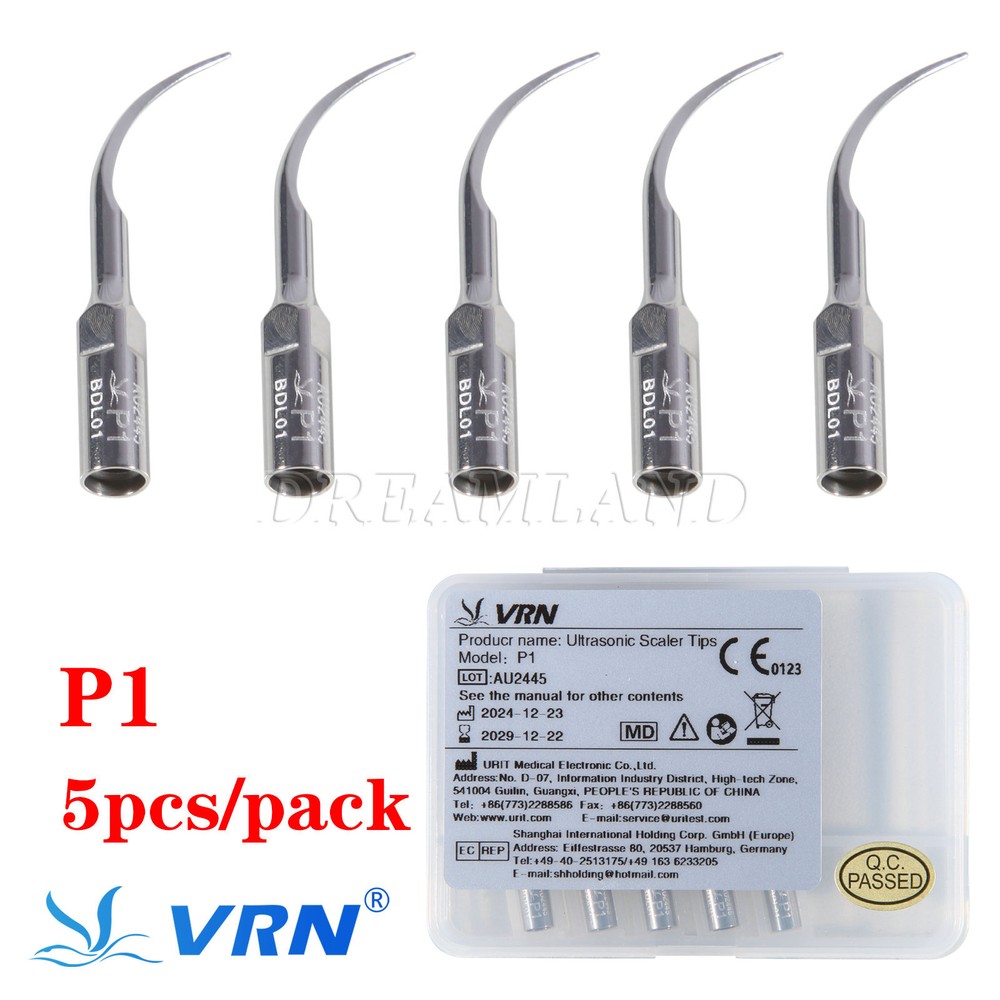 VRN Dental Ultrasonic Scaler Scaling Perio Tips fit EMS Woodpecker