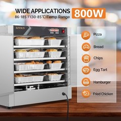 Commercial Food Warmer Countertop Hot Box Warming Cabinet for Restaurant Buffet