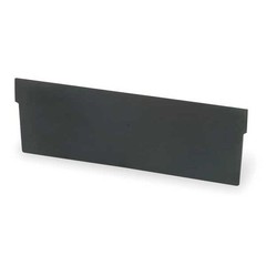 Akro-Mils 40130 Divider, Plastic, Black, 6-1/8 In L X 2-7/8 In H, 24 Pk
