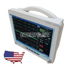 ETERFANT Patient Vital Signs Monitor Multi-Parameter ECG/NIBP/TEMP/RESP/SPO2/PR