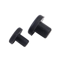 Round Solid Silicone Rubber Seal Hole Plugs Blanking End Caps Black 2.7mm – 15mm