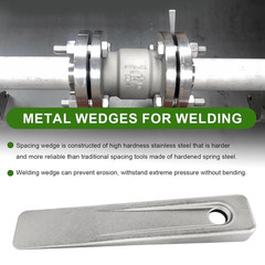 WG-5 Welding Wedge for Pipe Fitting, 5 Inch Steel Wedge for Welding Leveling, Pi