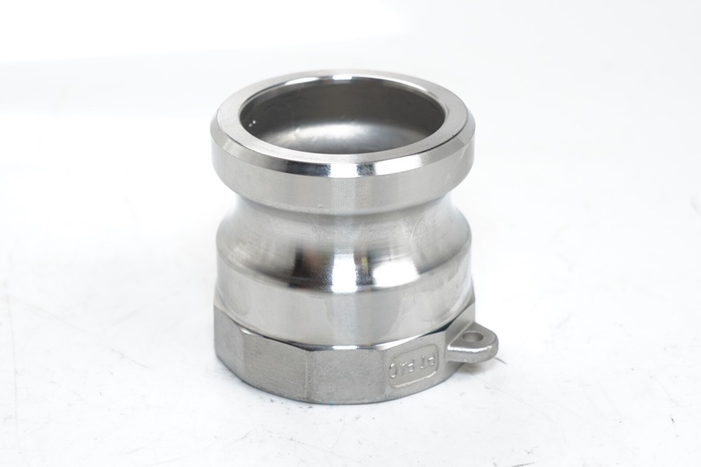 New Camlock Male Adapter x 2″ Female NPT 316 Stainless Steel Type A 200A Fitting