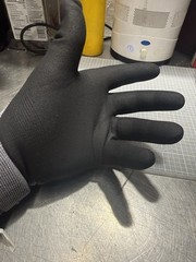 Body Guard Safety Gear Work Gloves Size M Series 260LF Black Gray Grip PPE Pair