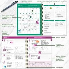 2027 All Week Long Medium Weekly Monthly Planner