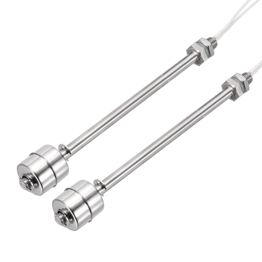 MECCANIXITY Stainless Steel Float Switch, 150mm Rod 110V DC 0.5A Vertical Wat…