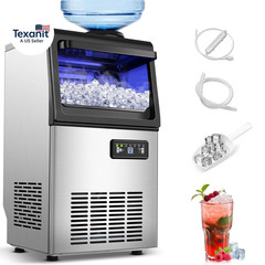 Commercial Ice Maker Machine 110LBS/24H, Undercounter or Freestanding Ice Machin
