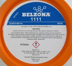 NEW BELZONA 1111 SUPER METAL KIT/ SET WITH BASE AND SOLIDIFIER 2KG EXPIRES 2029